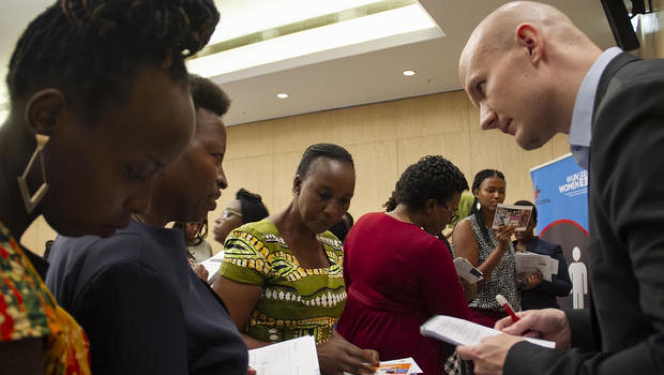 Rwandan Businesswomen connect with Finnish counterparts through UN Women to reach markets across borders